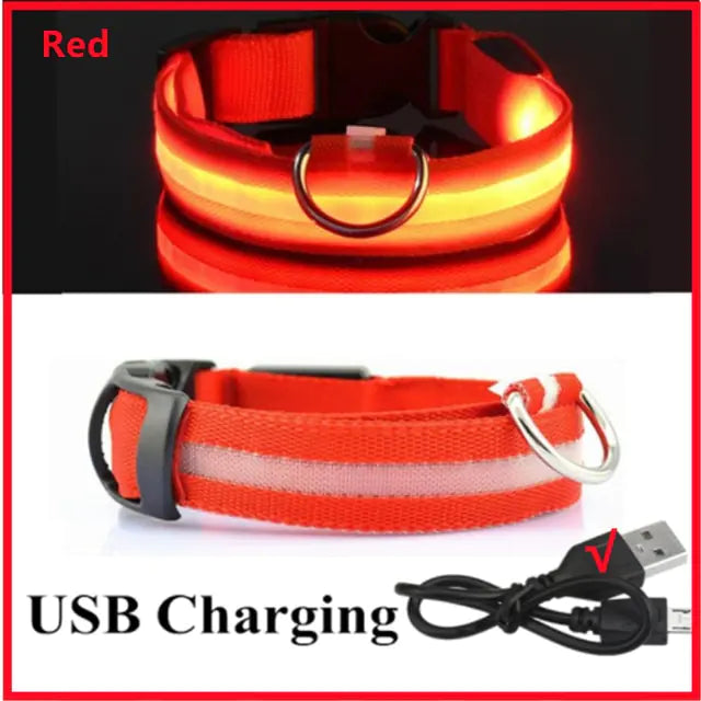 {{ product title }} Red USB Charging Medium Neck 37-46 CM