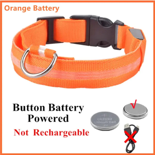 {{ product title }} Orange ButtonBattery Large Neck 41-52 CM